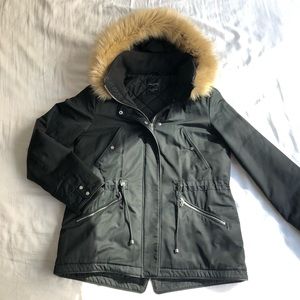 ZARA WINTER JACKET COAT WITH HOOD